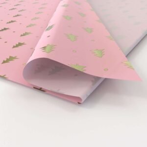 Christmas Trees Dot Pink