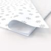 Geo Snowflake White Silver