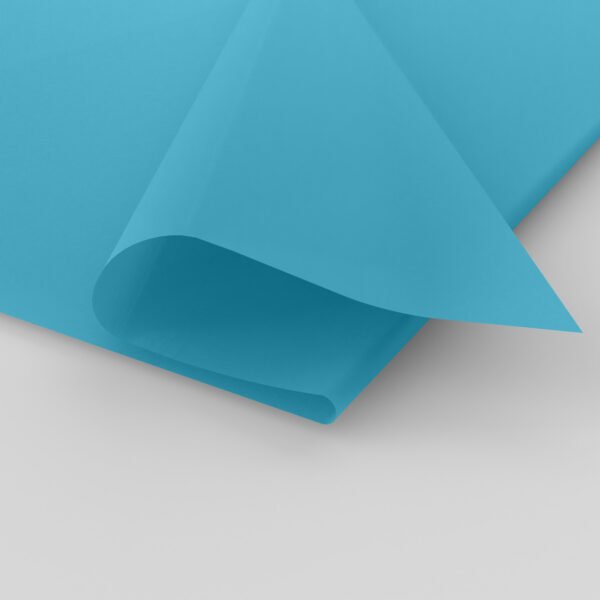 Aqua Blue Solid Tissue