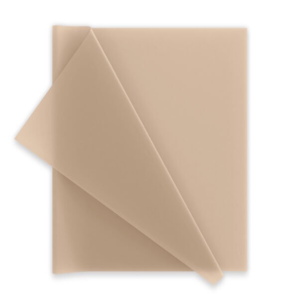 Taupe Beige Solid Tissue