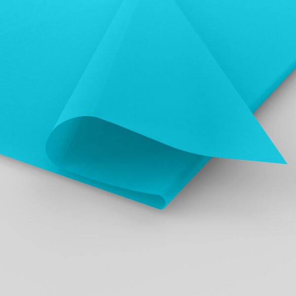 Bright Aqua Blue solid Tissue