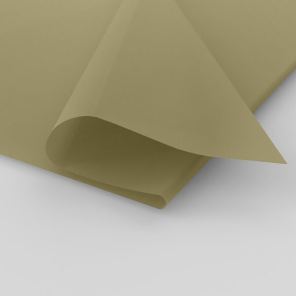 Khaki Brown Solid Tissue