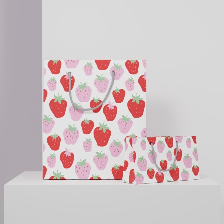 Berry Love Printed Paper Bags Manufacturer in India