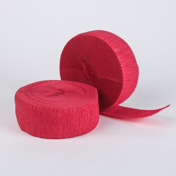 Crimson Red Streamers