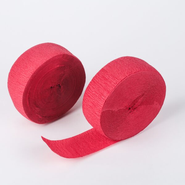 Crimson Red Streamers