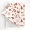 Agatha Forest White Dark Red