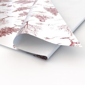 Agatha Forest White Dark Red