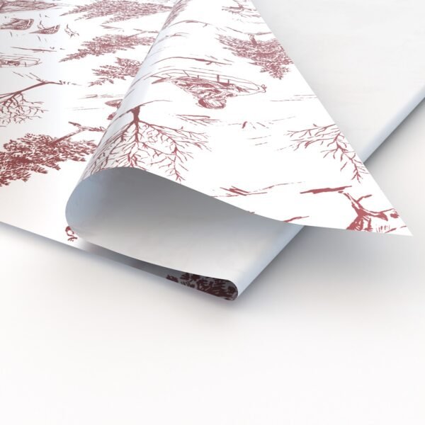 Agatha Forest White Dark Red