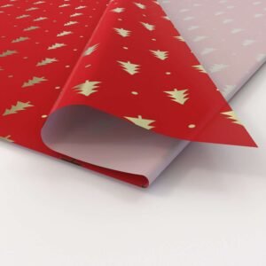 Christmas Trees Dot Red