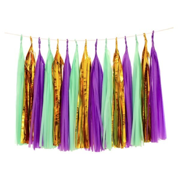 Mardi Gras Metallic Garland
