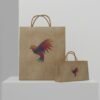 Crimson Rooster Kraft Bag