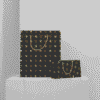 Glitter Black Floral Bag