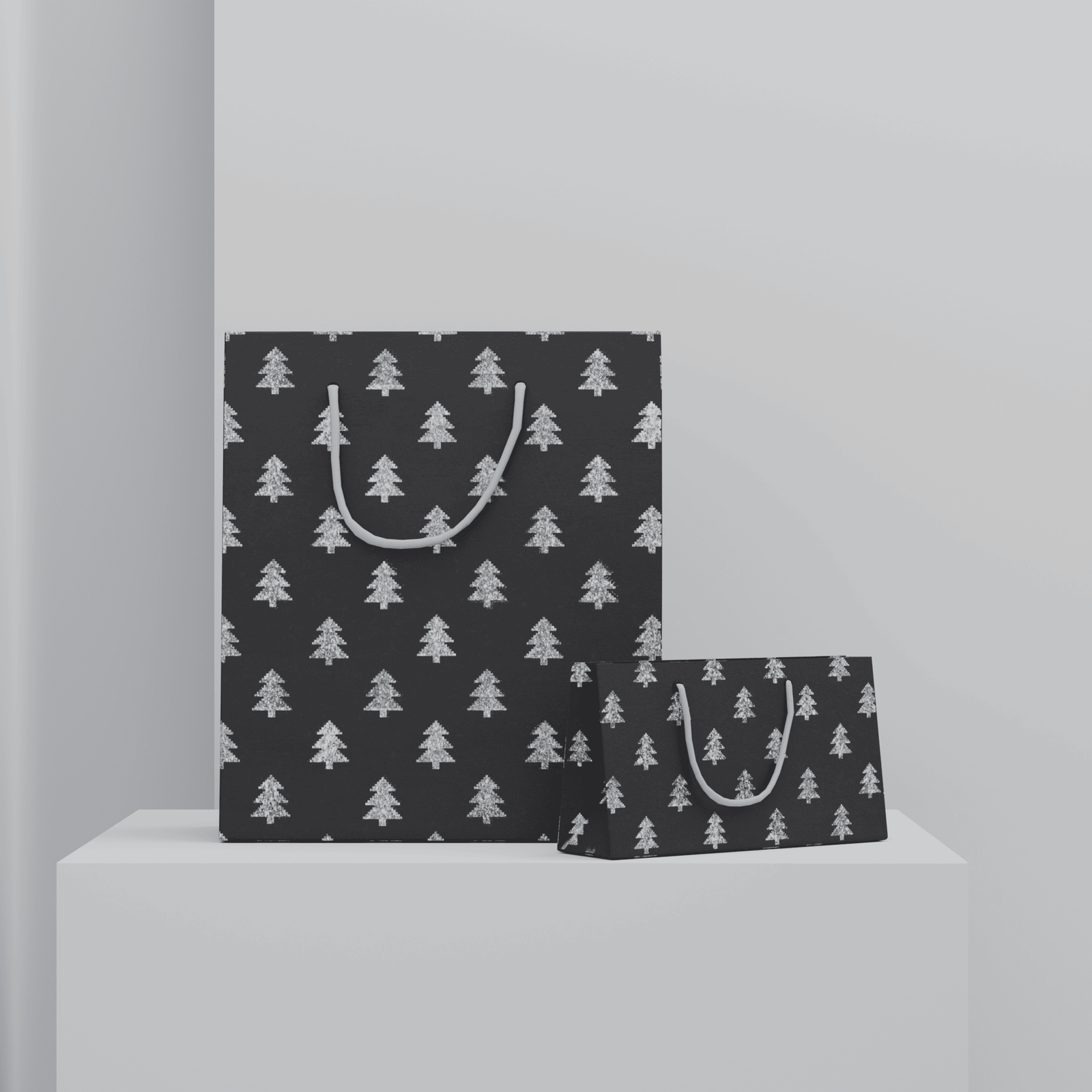 Glitter Black Pine Bag