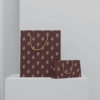 Glitter Maroon Pine Bag