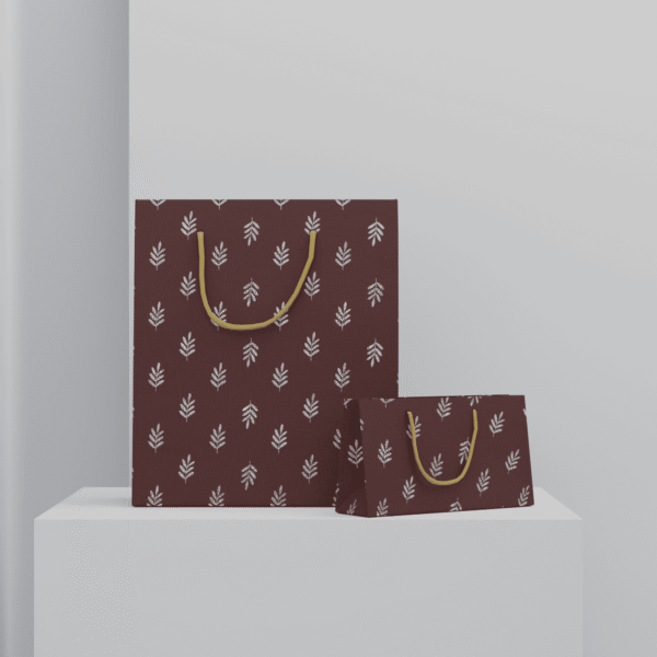 Glitter Maroon Pine Bag