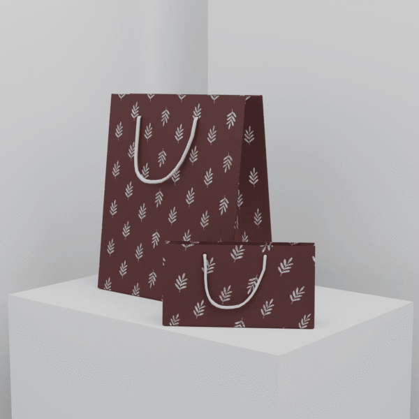 Glitter Maroon Pine Bag