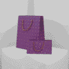 Glitter Purple Dot Bag