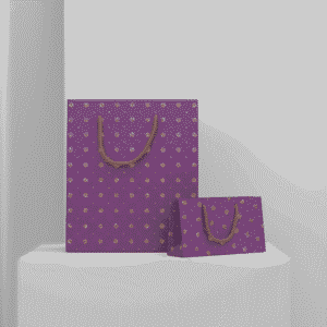 Glitter Purple Dot Bag