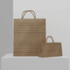 Vintage Stripe Kraft Bag
